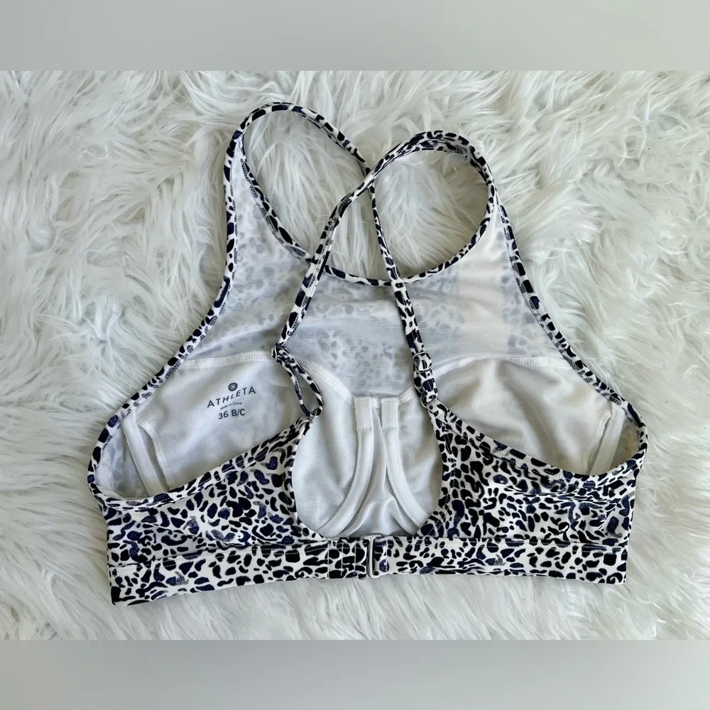 Athleta Zimbabwe High Neck Bikini Top 36 B/C
